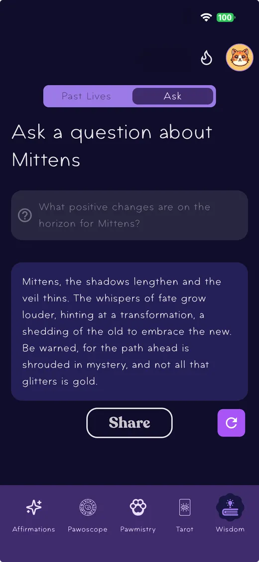Ask a Question screenshot